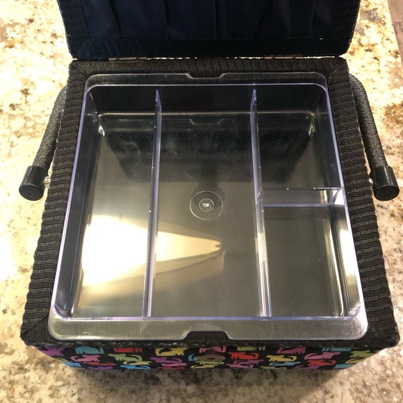 Colorful Cat Patterned Sewing Box - Picture 12 of 14